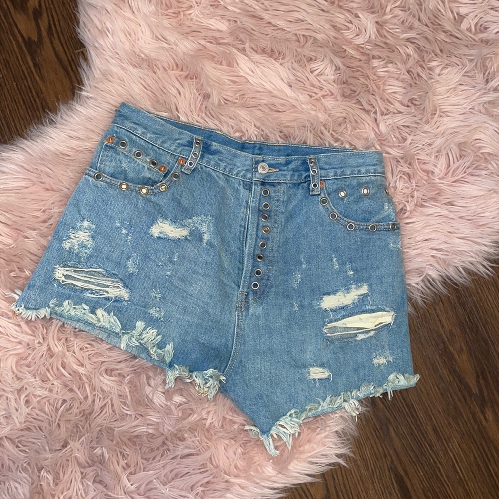 Gucci Jean Shorts